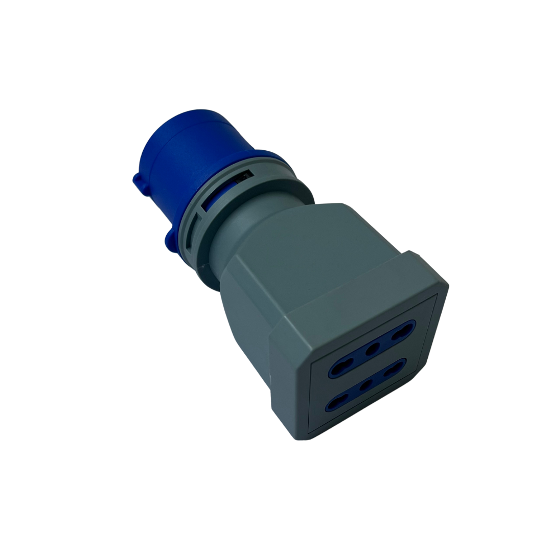 Adaptador generador salida 2 x 110-16 AMP