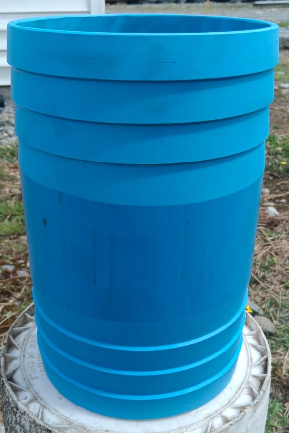 Espiga PVC 8"