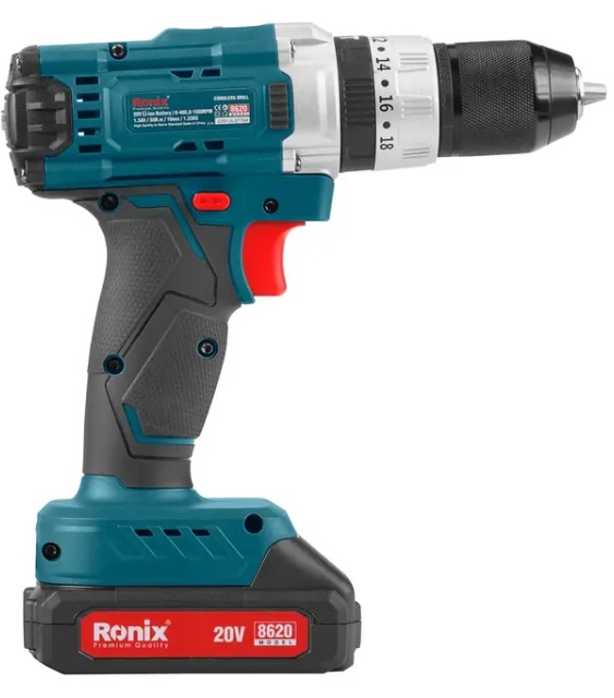 Taladro Percutor Ronix 8620 20V 35Nm