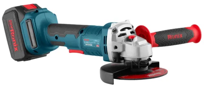 Esmeril Angular Batería Ronix 8657 5'' 20V Sin Escobillas