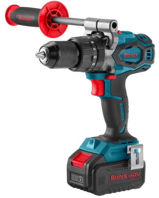 Taladro Percutor Inalámbrico Ronix 8905 40V Sin Escobillas