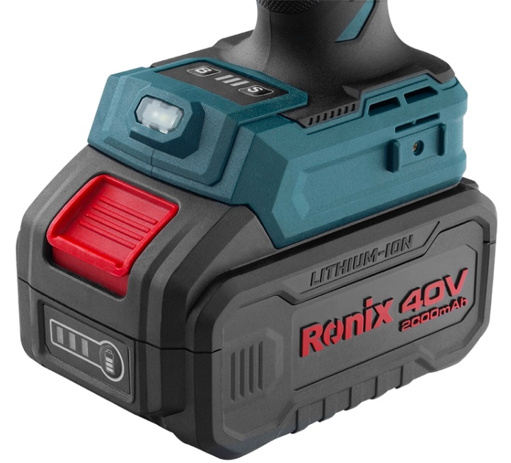 Batería 40V Ronix 8990-40V 2.0Ah Carga Rápida
